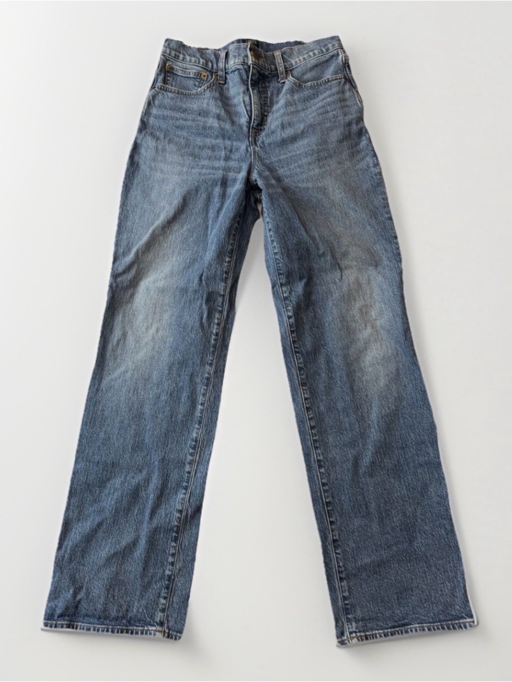 J.Crew Full Length Wide-Leg Denim Jeans Size 26 | Classic, Minimalist, Capsule